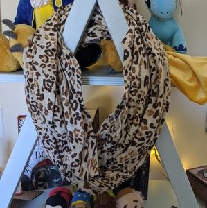 Stretchy BKE/Buckle Animal Print Infinity Scarf